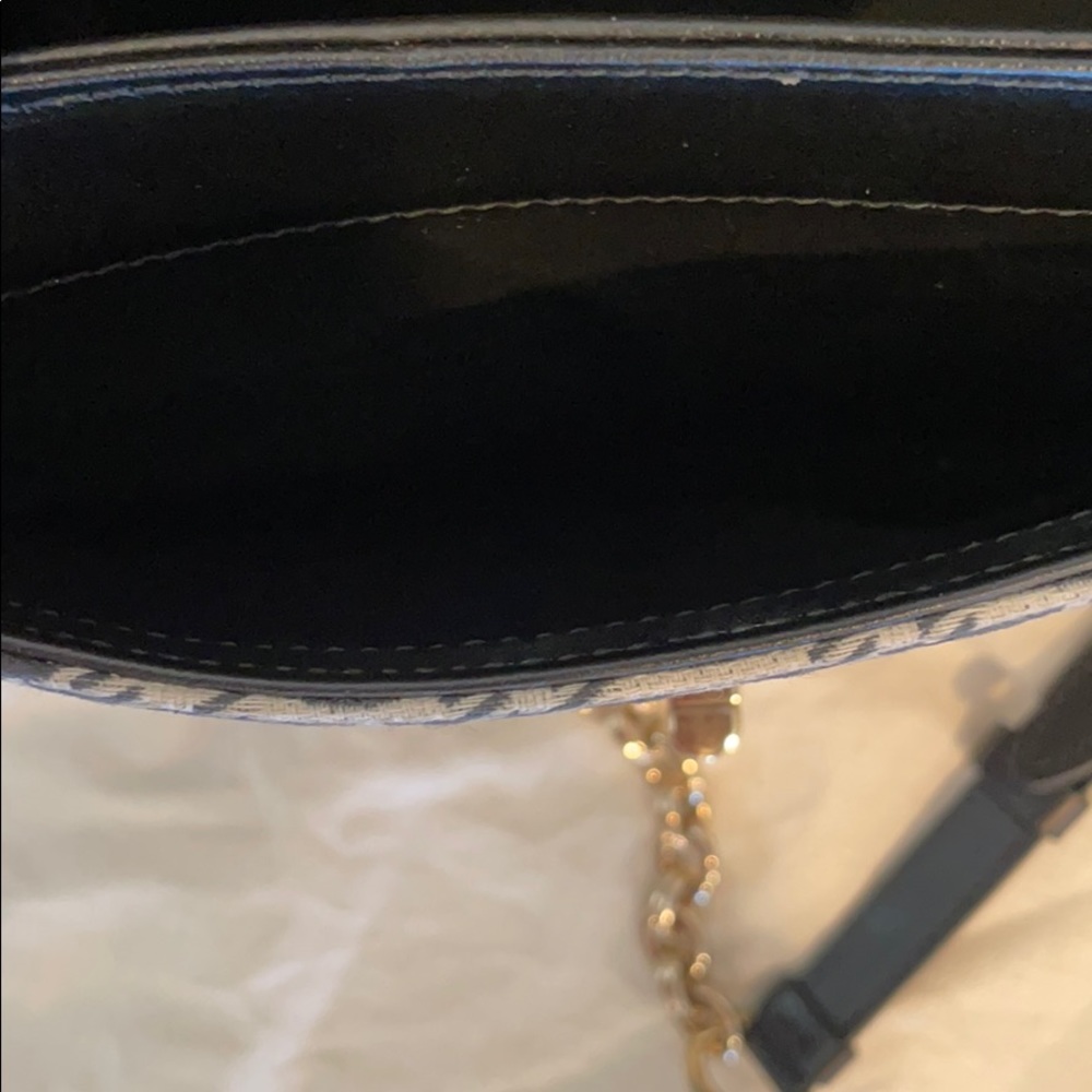 Salvatore Ferragamo Black Floral Embroidered Mini Bag with Gold Hardware - Picture 6 of 6